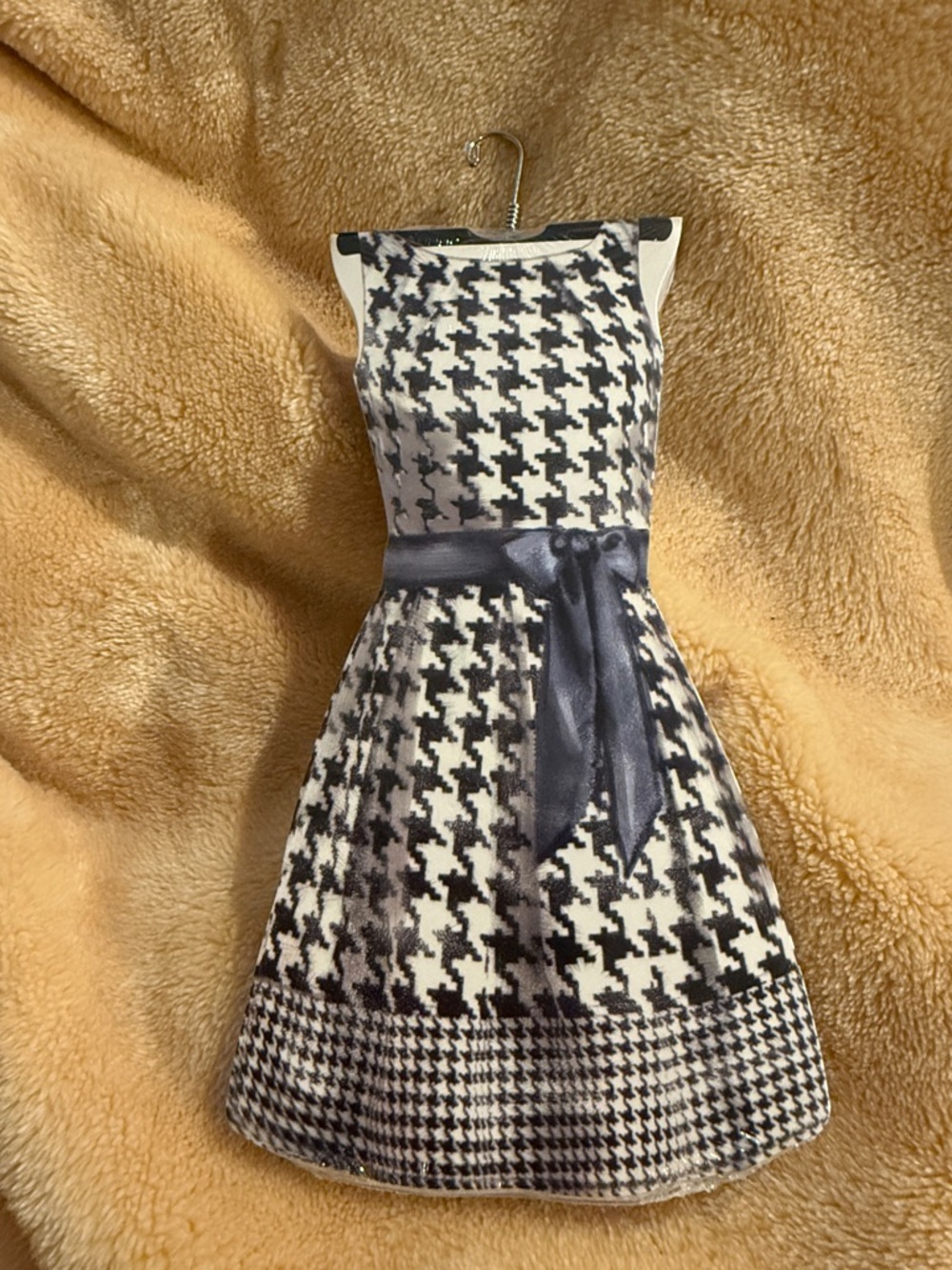 Lady Jayne Houndstooth Dress Notepad - Black & White